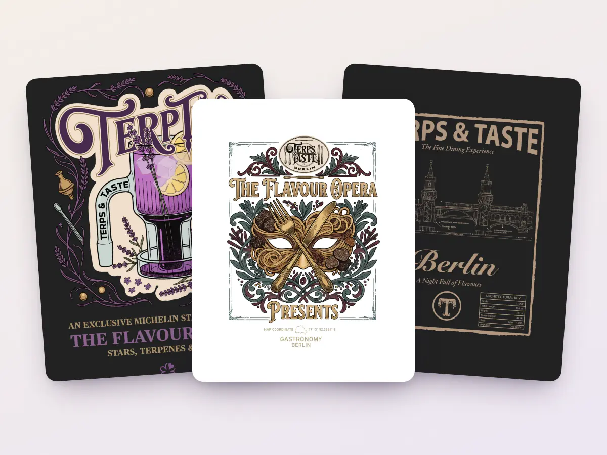 Two event T-shirt designs redrawn as print-ready vectors