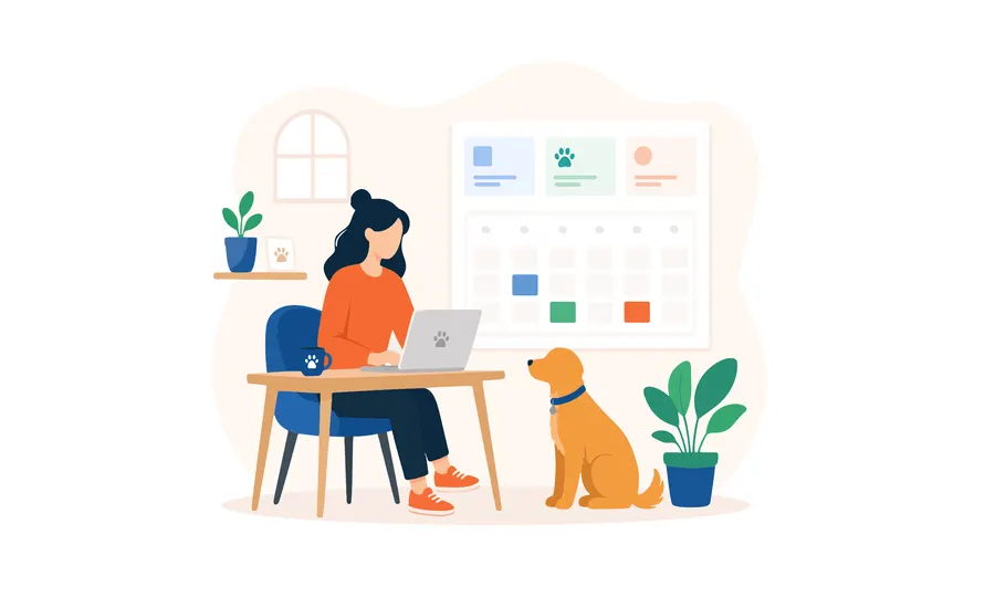 Pet care SaaS illustrations