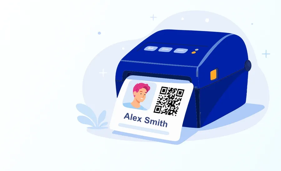 Illustration: Badge printing